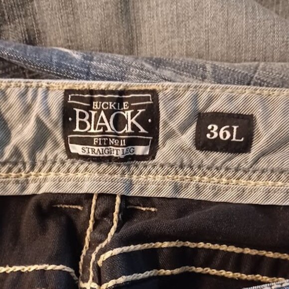 Buckle Black Men's straight relaxed stretch jeans, 36L - Picture 3 of 9